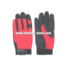 Microfiber Palm Reinforced Thumb Mechanic Trabalho Glove